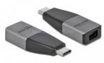 Delock 64121 USB Type-C apa > mini DisplayPort anya 4K 60Hz kompakt adapter (DL64121) (DL64121)