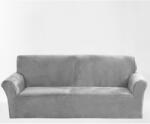  Velúr ülőgarnitúra, Elasztán, 190-230 cm, Szürke (186905355)