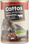 Cattos teljes értékű állateledel felnőtt macskák számára marhával 415 g