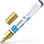 Schneider Dekormarker, akril, 4 mm, SCHNEIDER "Paint-It 320", arany (120253)