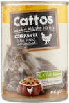 Cattos teljes értékű állateledel felnőtt macskák számára csirkével 415 g