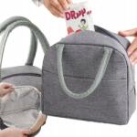 PrzydaSie. pl termotáska, 23x14x20cm, szürke (8259)