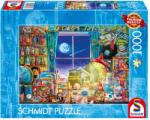Schmidt Spiele Puzzle játék 1000 darabos Egészen a Holdig (58882)
