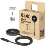 Club 3D Vezeték nélküli töltő. 1x Qi2 25W. MagSafe. Qi tanúsított. fekete CAC-3027 (CAC-3027)