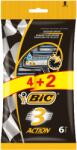 BIC 3 Action, férfi borotvacsomag, 3 pengés, 4 + 2 darab