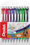 Pentel Energel 0, 7mm-es görgőkészlet mechanikával, 10 színben (PEBL37-10)