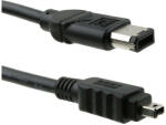PremiumCord FireWire 6 tűs - 4 tűs kábel, 2m (KFIR64-2) (KFIR64-2)
