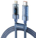 Toocki USB-C - Lightning PD 20W kábel 1m digitális kijelzővel kék (TXCTL-ZX0G) (TXCTL-ZX0G)