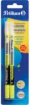 Pelikan 2-es készlet, Highlighter Pelikan, 2 az 1-ben (szövegjelölő javítható + carioca korrektorok szövegjelölőhöz), felső m, buborékfólia, fluoreszkáló sárga marker (931428)