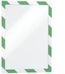 DURABLE Rama magnetica autoadeziva Duraframe Security, A4, alb-verde, 2 buc/set Durable DB4944131 (DB4944131)