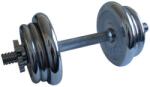 ACRA Brother Módosítható súlyzó, króm, 15 kg