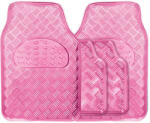 Autolife 03062 Alumíniumhatású univerzális gumiszőnyeg autóba 4 db-os - PINK (03062) - l-m-s
