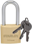  STANLEY S742-042 rézlakat, 30 mm, 3 kulcsos, dupla reteszelésű kengyel (S742-042)