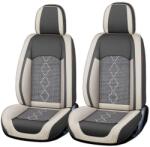 Carguard Prémium 5 személyes autótakarók Deluxe perforált öko bőr és textil - világos szürke - sötét szürke