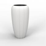 Lamela GAJA virágcserép, 40 cm átmérőjű, 78 cm magas, fehér (1311118759)