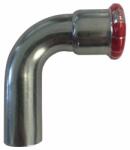 m-tech CarboPress 15mm 90°KB könyök, szénacél (MTF04-015)