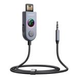 JOYROOM Cablu de date Joyroom JR-CB6, Bluetooth 5.3, USB, AUX, Gri (6956116756765)