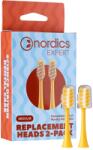 Nordics Expert Capete de schimb pentru periuța de dinți electrică XO10, 2 buc, galben