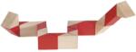 Fridolin Puzzle logic 3D din lemn Fridolin - Șarpe, natural/roșu (F17307)