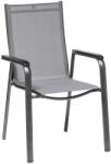 Kettler CIRRUS alumínium rakásolható kerti szék - antracit / szürke