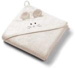 BabyOno BabyOno, Halat de baie din bambus cu gluga, bej deschis, 100x100 cm