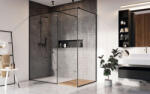 Radaway Modo X Black III Frame Walk-in fekete zuhanyfal 90x140 átlátszó