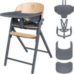 Lionelo Lionelo, Celia, scaun multifunctional din lemn 3in1, Grey Wood Scaun de masa bebelusi, inaltator