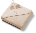 BabyOno BabyOno, Halat de baie din bambus cu gluga, bej inchis, 100x100 cm