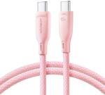 JOYROOM Cablu de date Joyroom S-A34, 2x USB-C, 60W, 1m, Roz (6941237110176)
