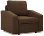 GreenSite Zeus fotel, döntött kartámasz, szövet anyag, hab töltet, barna - pepita