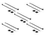 Delock Kábelkötegelő talp 20 x 20 mm, kábelkötegelővel, melynek hossza 200 mm x szélessége 2, 5 mm fe