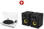 Audio-Technica LP70 X BT White Silver + KRK Kreate 3