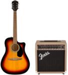 Fender FA-125CE Sunburst + Acoustasonic 15