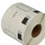  DK11209 Brother prémium kerek papír etikett címke szalag 29mm x 62mm 800db (tartó nélkül) (DK11209)