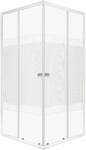 Kerra Xenia SQ 80 fehér szögletes zuhanykabin tálca nélkül (XENIA-SQ-WH-80-SOLO) - geminiduo
