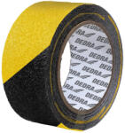 Dedra 11T114 Csúszásgátlós ragasztószalag, FEKETE+SÁRGA, 18mx50mm (11T114)