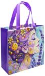 Non food Bevásárlótáska lila színben női alak mintával 35x30 cm - 1 db