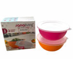 Omada Sanaliving Bowls Set 1, 7L + 1, 7L & 2x lids Castron