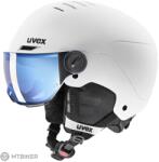 uvex Cască copii uvex Rocket junior visor, alb/negru mat (51-55 cm)