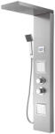 Welland EC-1045 multifunkciós zuhanypanel digitális hőfokjelzővel (inox / króm) - miniwebshop