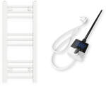  Törölközőszárító radiátor elektromos fűtőpatronnal 30 x 70 cm - Nero Italia AF13-200W (fehér)