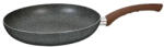 Berlinger Haus Blaumann Natural Line serpenyő kő hatású márvány bevonattal, fa mintázatú nyéllel, 24 cm, sötét szür (BL-3382)