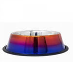 Raintech International Rozsdamentes etetőtál, szuper fényes színátmenettel, gumiperemes - felső 22, 0cm/alsó 29, 5cm, 1, 55l