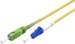 Goobay FTTH Singlemode optikai kábel 2m SC-APC LC-UPC LSZH sárga