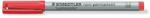 STAEDTLER Alkoholmentes marker, OHP, 1 mm, STAEDTLER "Lumocolor® 315 M", piros (TS3152) - pritone
