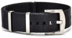 Watchbandit WB Original prémium Nato óraszíj, fekete, 24mm