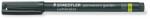 STAEDTLER Alkoholos marker, 1 mm, kúpos, STAEDTLER "Lumocolor® garden 319 GM", fekete (TS319GMM9) - pritone