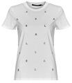 Karl Lagerfeld Rövid ujjú pólók RHINESTONE KARL T-SHIRT Fehér EU M