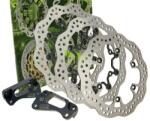 NG Brake Disc NG Brake Wavy túlméretes hullámos féktárcsa szett - Yamaha T-Max 500 (-2011) (első + hátsó) NG Brake Disc Futómű és fék alkatrészek Féktárcsák