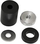 KELLERMANN BL 1000 gumibak adapter készlet (rögzítő gumi + anya), 3-as típus (20 mm-től) KELLERMANN Kormányok és tartozékaik Kormányvégek